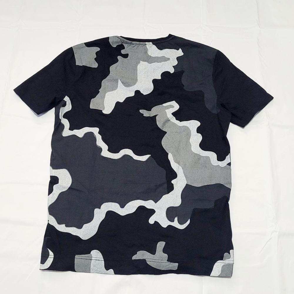 Men's Black Peace Graphic Crew-Neck Short Sleeve T-Shirt Vtg - Picture 6 of 6
